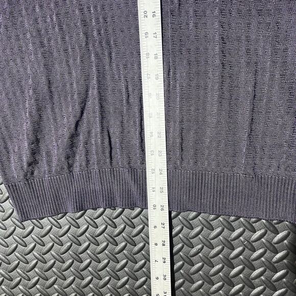 Tulliano Knitted Heavy Cotton purple Long Sleeve Crew Neck Mens Size‎ Large - Picture 6 of 6